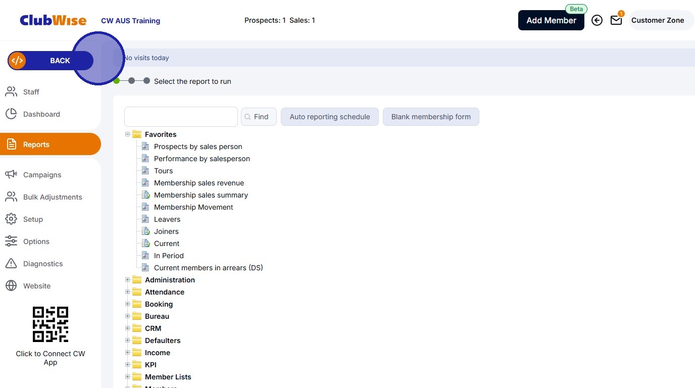 Reports - Reporting on Current Members by DOB